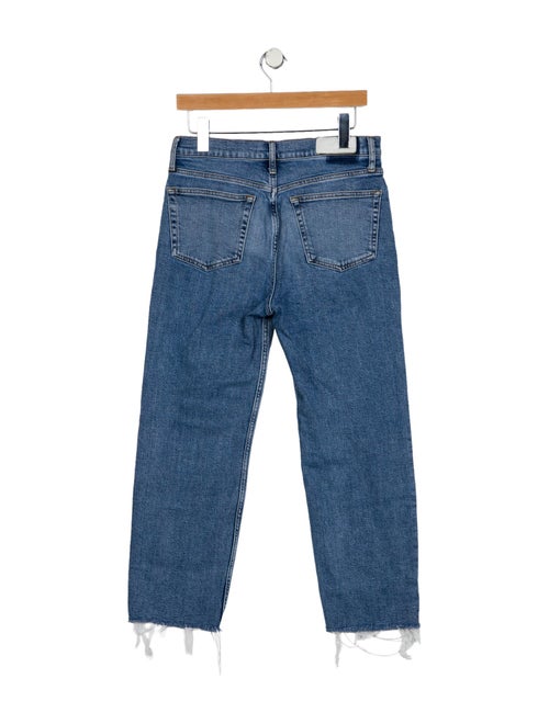 RE/DONE High-Rise Straight Leg Jeans