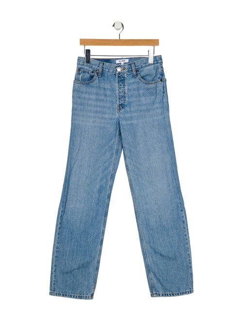 RE/DONE Mid-Rise Straight Leg Jeans