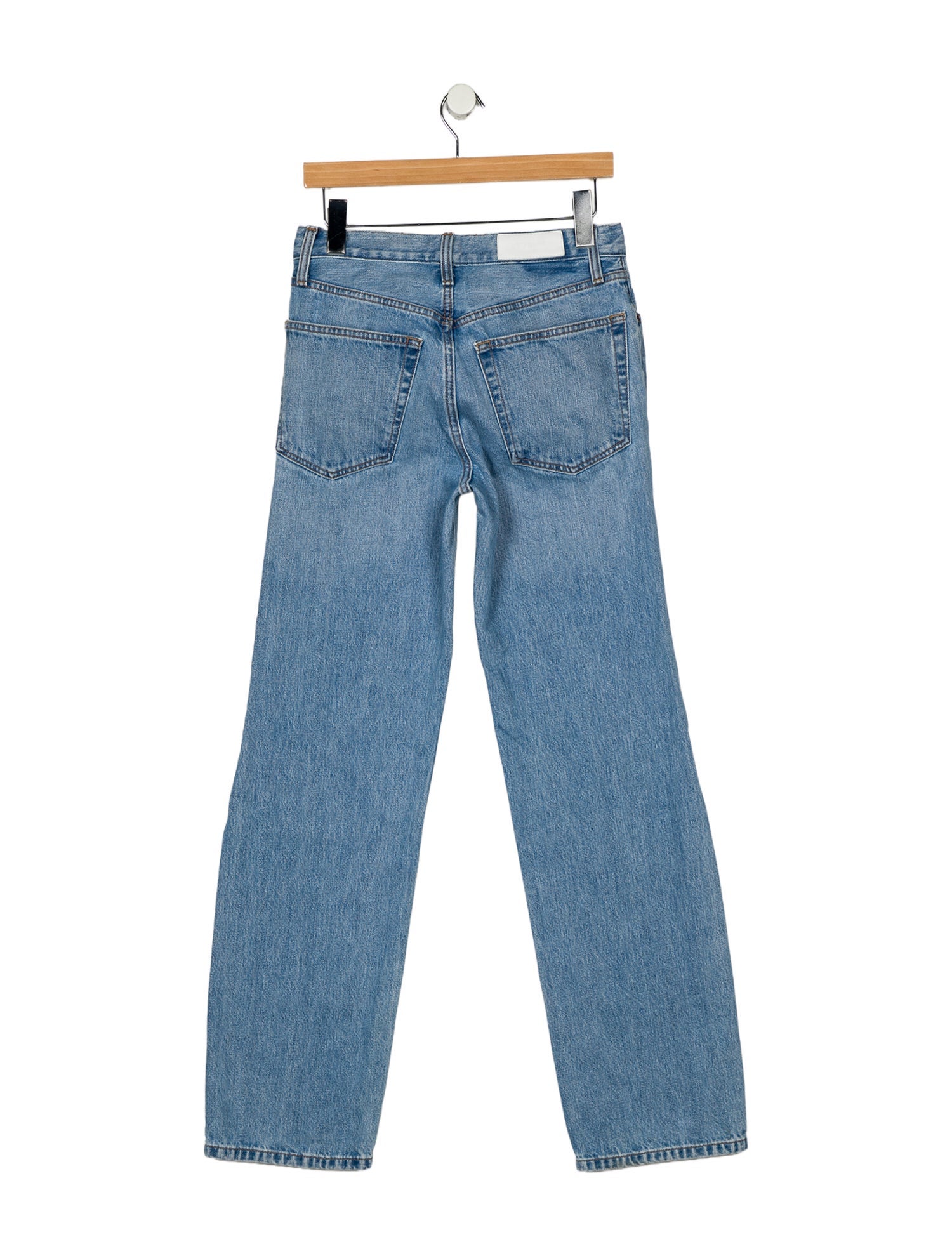 RE/DONE Mid-Rise Straight Leg Jeans