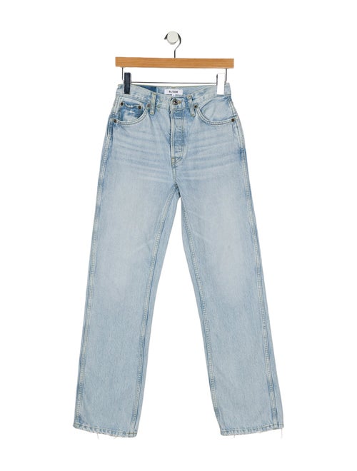 RE/DONE Mid-Rise Wide Leg Jeans