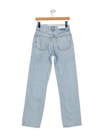 RE/DONE Mid-Rise Wide Leg Jeans