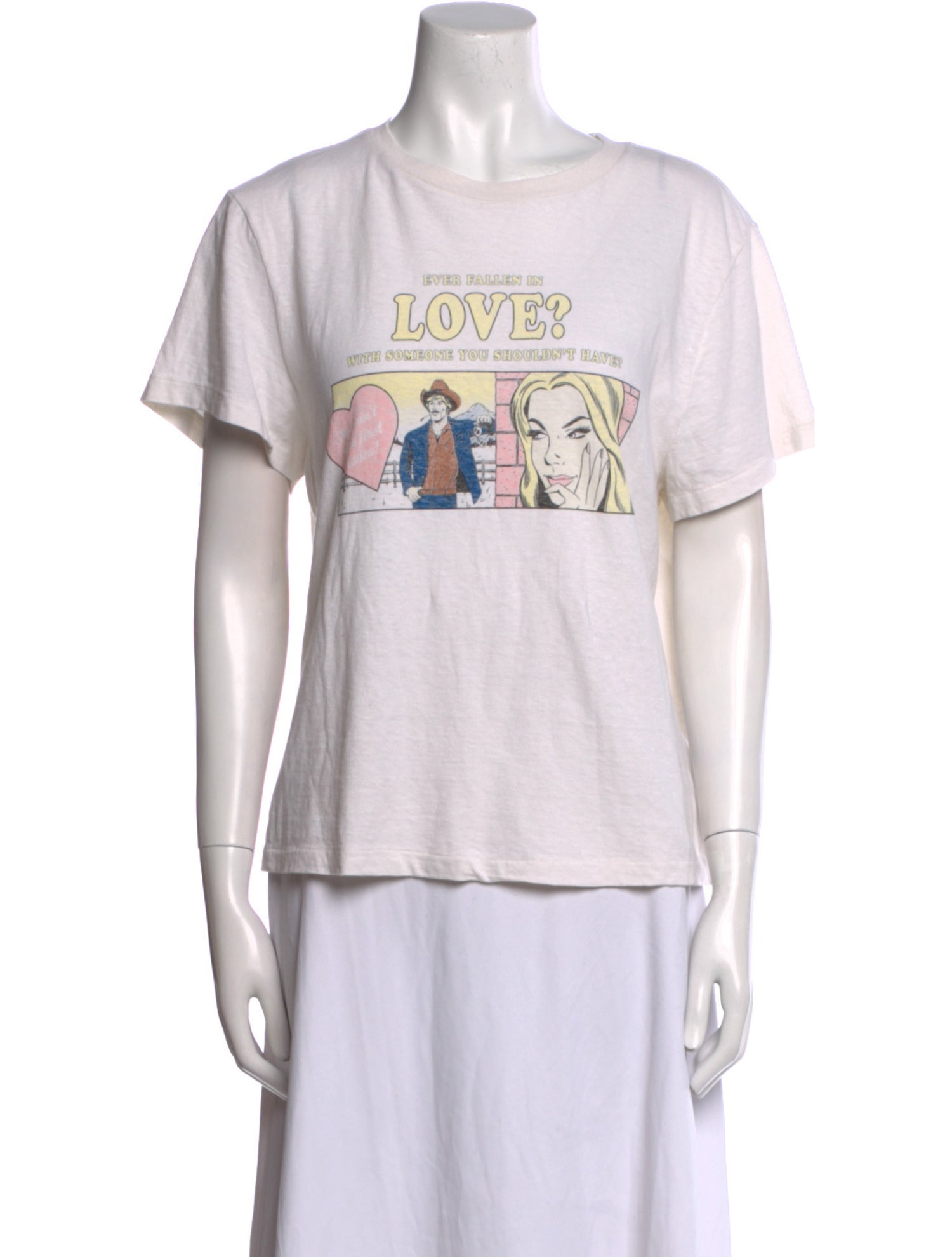 RE/DONE Graphic Print Crew Neck T-Shirt w/ Tags