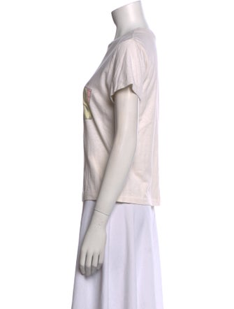 RE/DONE Graphic Print Crew Neck T-Shirt