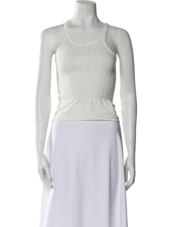 RE/DONE Scoop Neck Sleeveless Crop Top