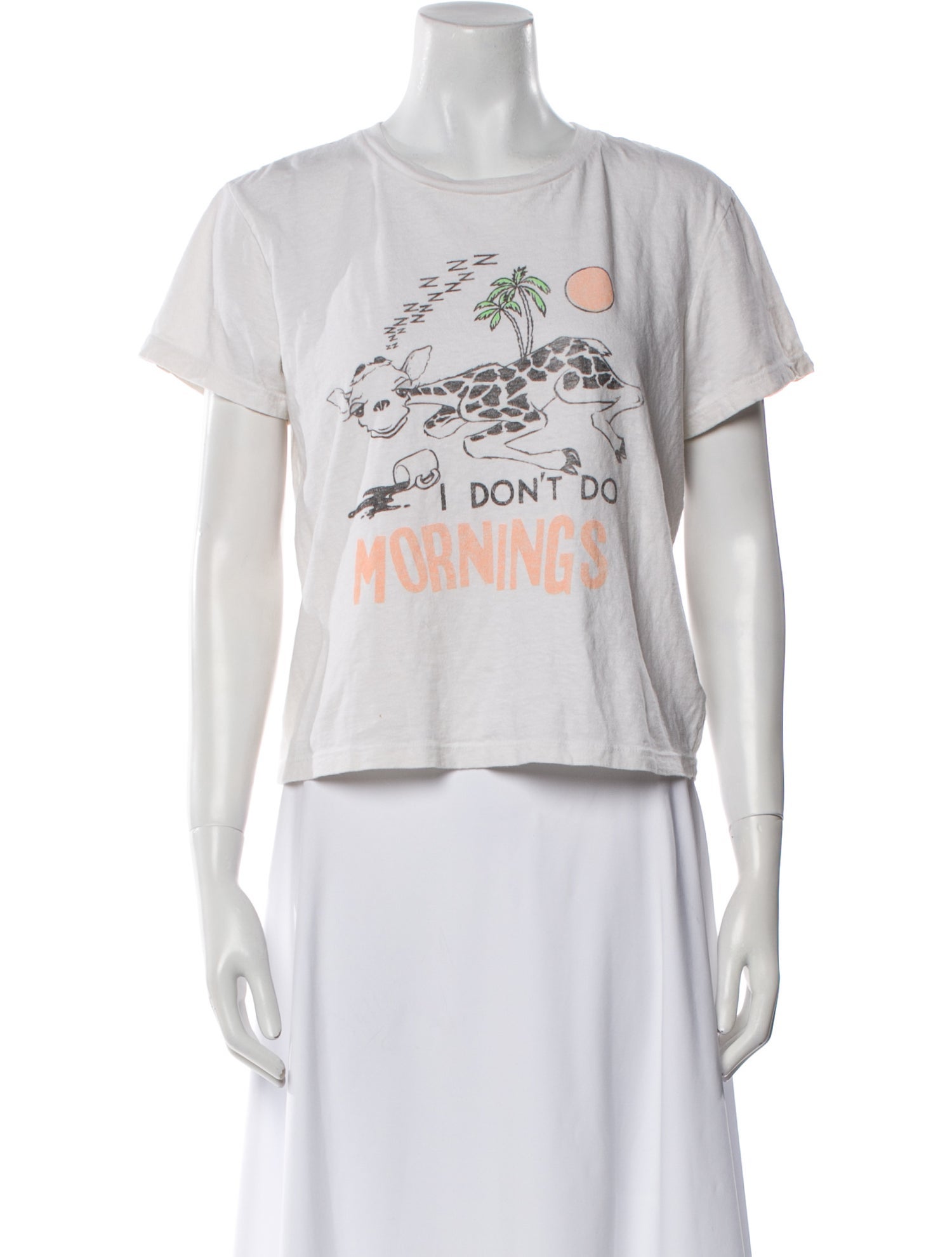 RE/DONE Graphic Print Crew Neck T-Shirt