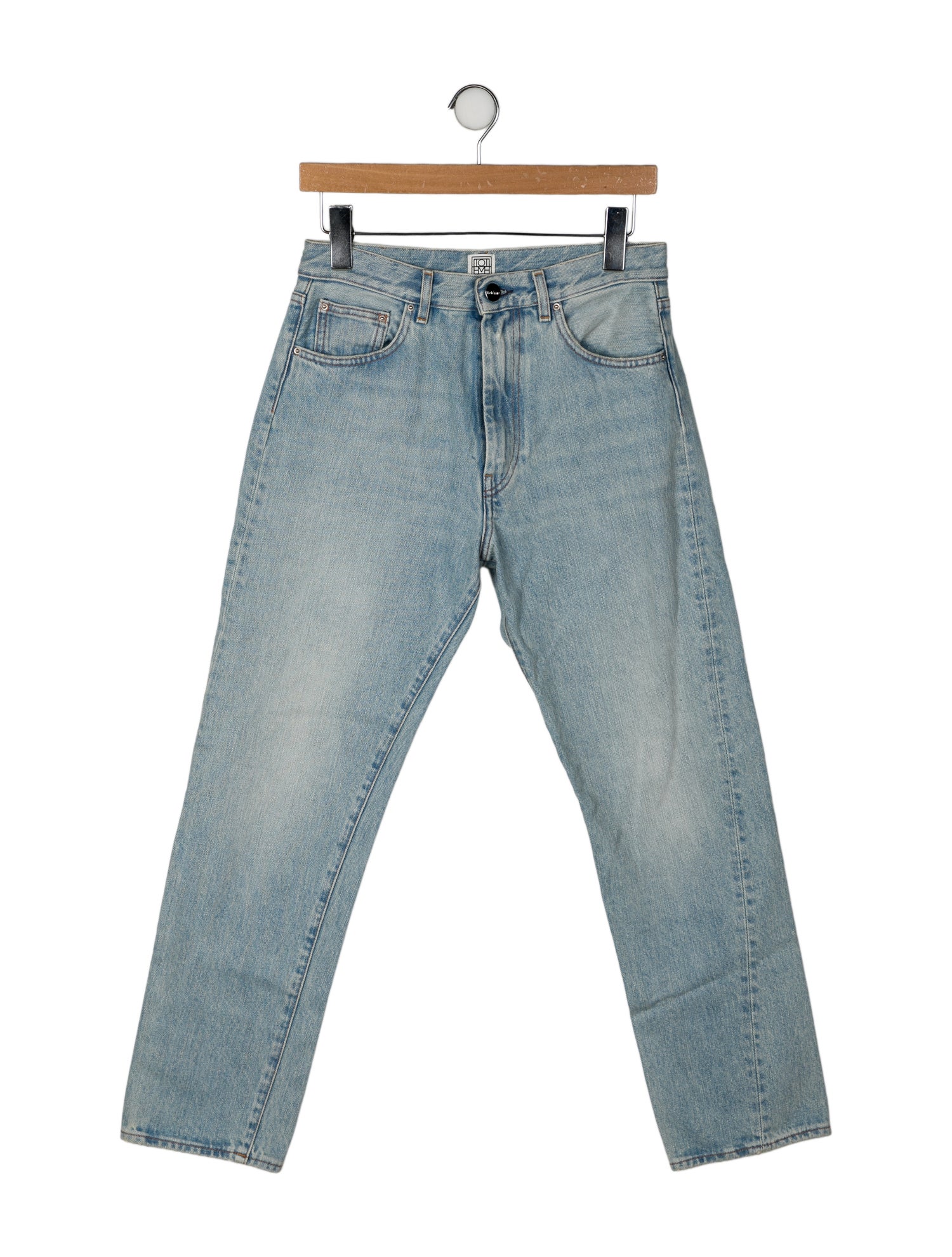 RE/DONE High-Rise Straight Leg Jeans