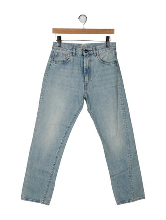 RE/DONE High-Rise Straight Leg Jeans