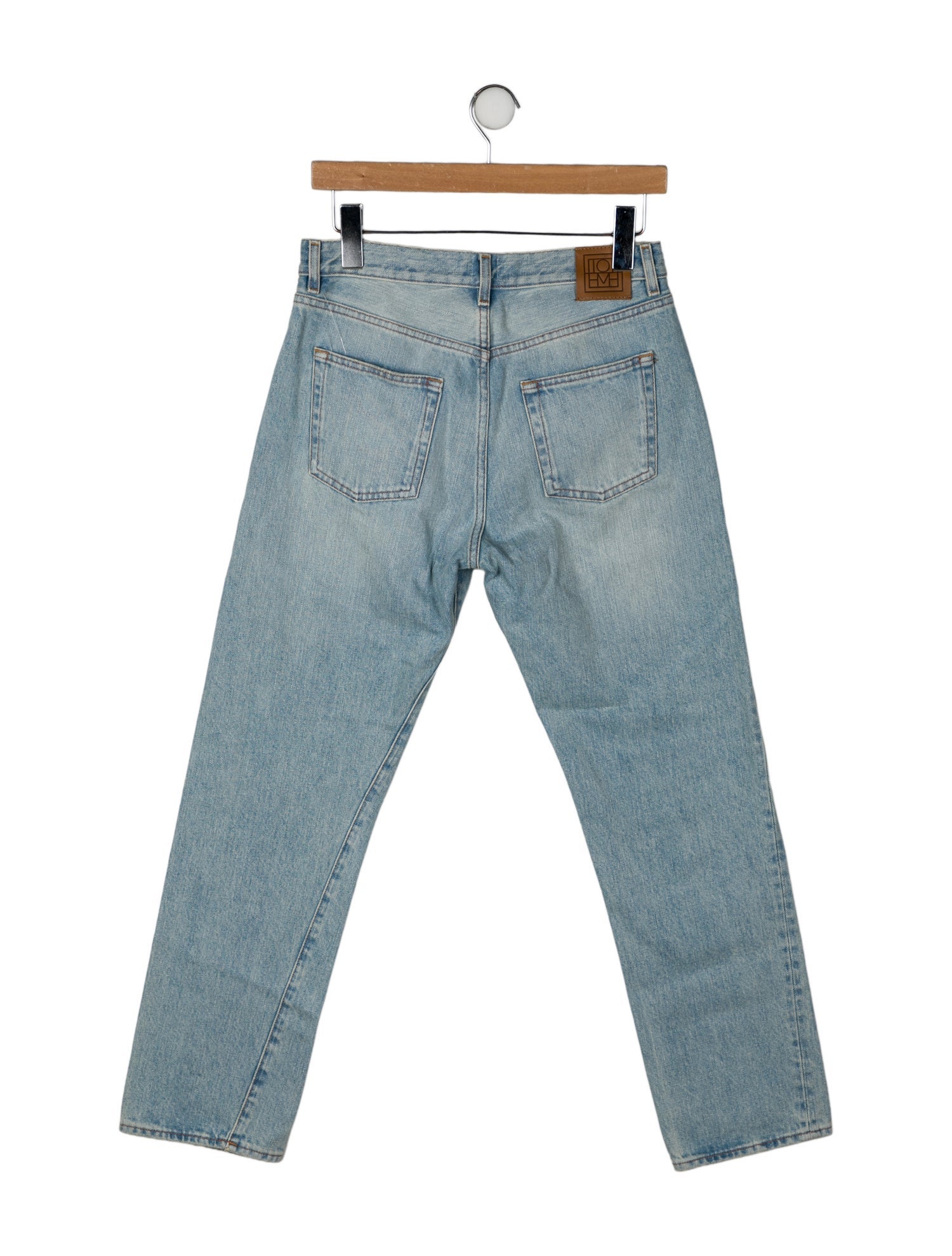 RE/DONE High-Rise Straight Leg Jeans