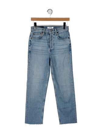 RE/DONE Mid-Rise Straight Leg Jeans