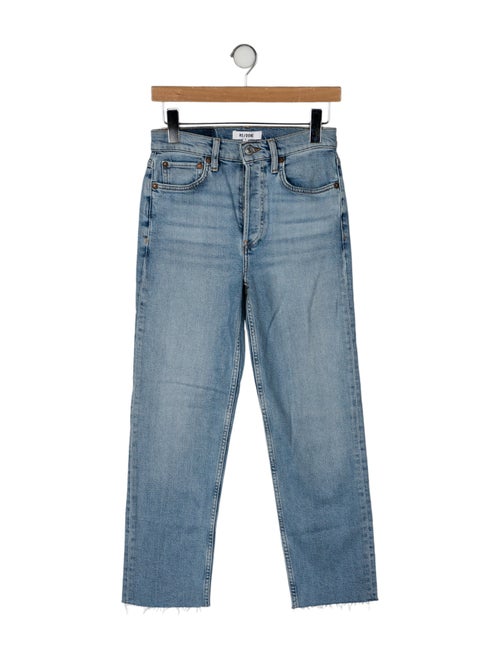 RE/DONE Mid-Rise Straight Leg Jeans