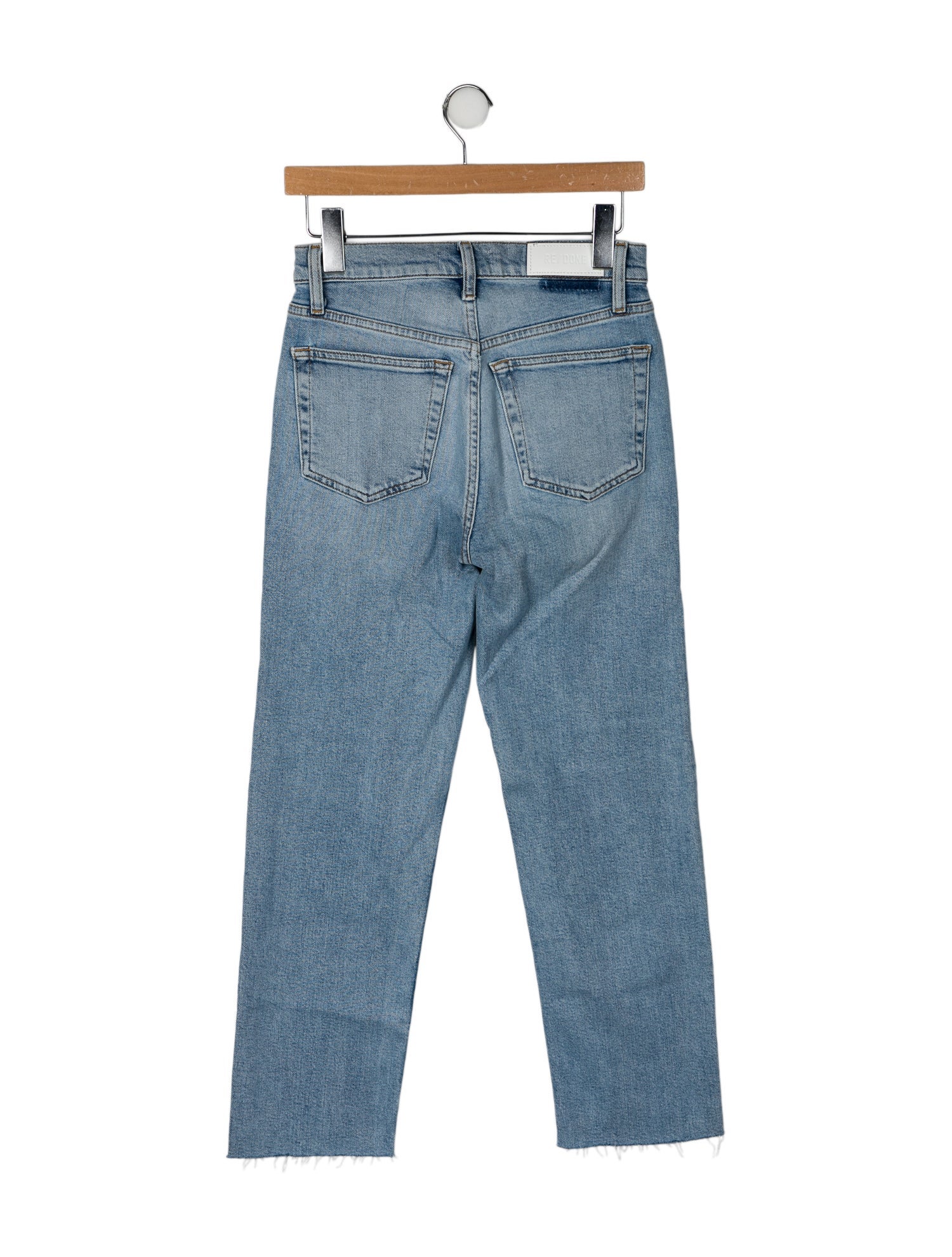RE/DONE Mid-Rise Straight Leg Jeans