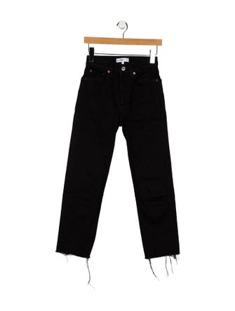 RE/DONE Mid-Rise Straight Leg Jeans