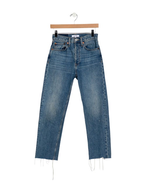 RE/DONE Mid-Rise Straight Leg Jeans