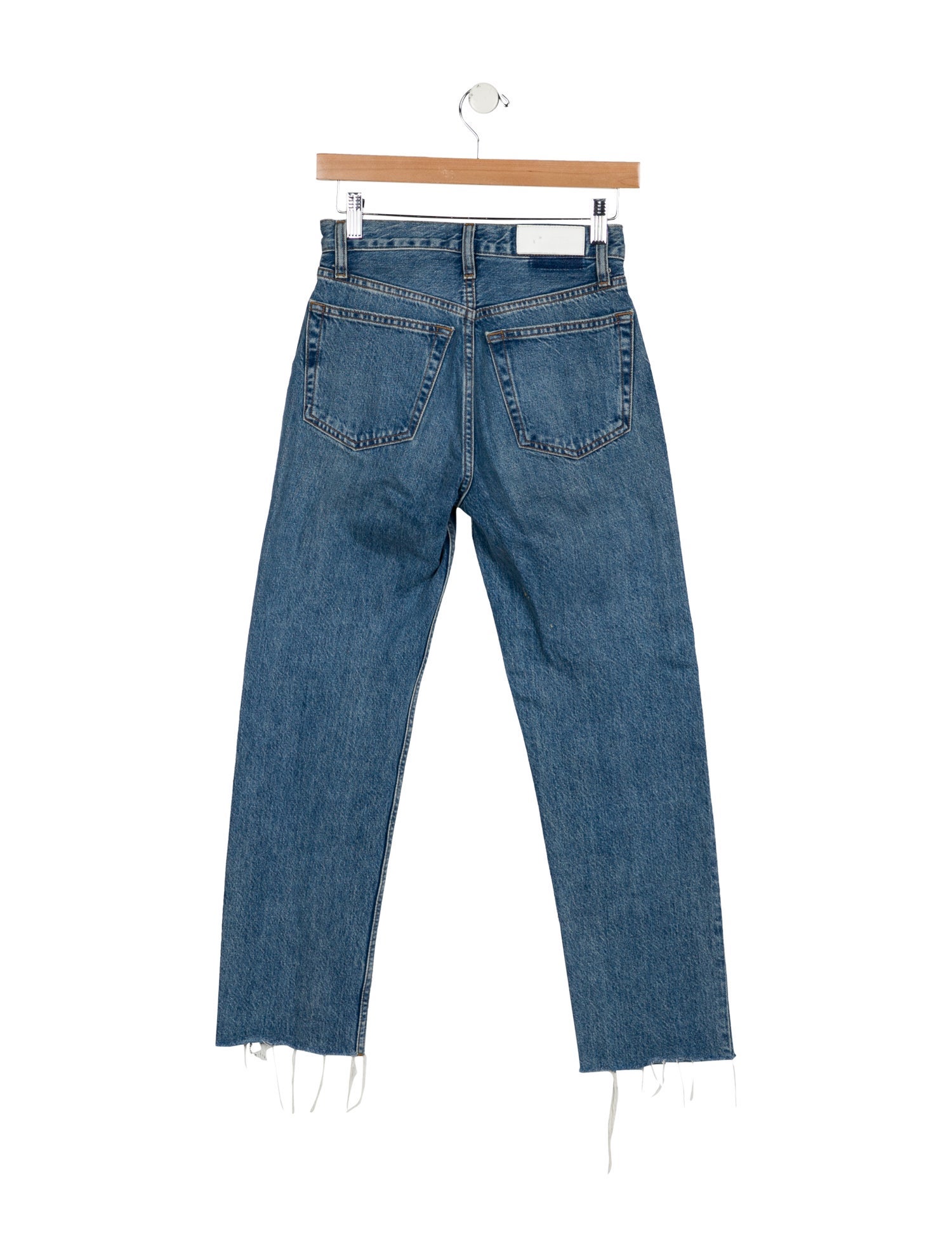 RE/DONE Mid-Rise Straight Leg Jeans