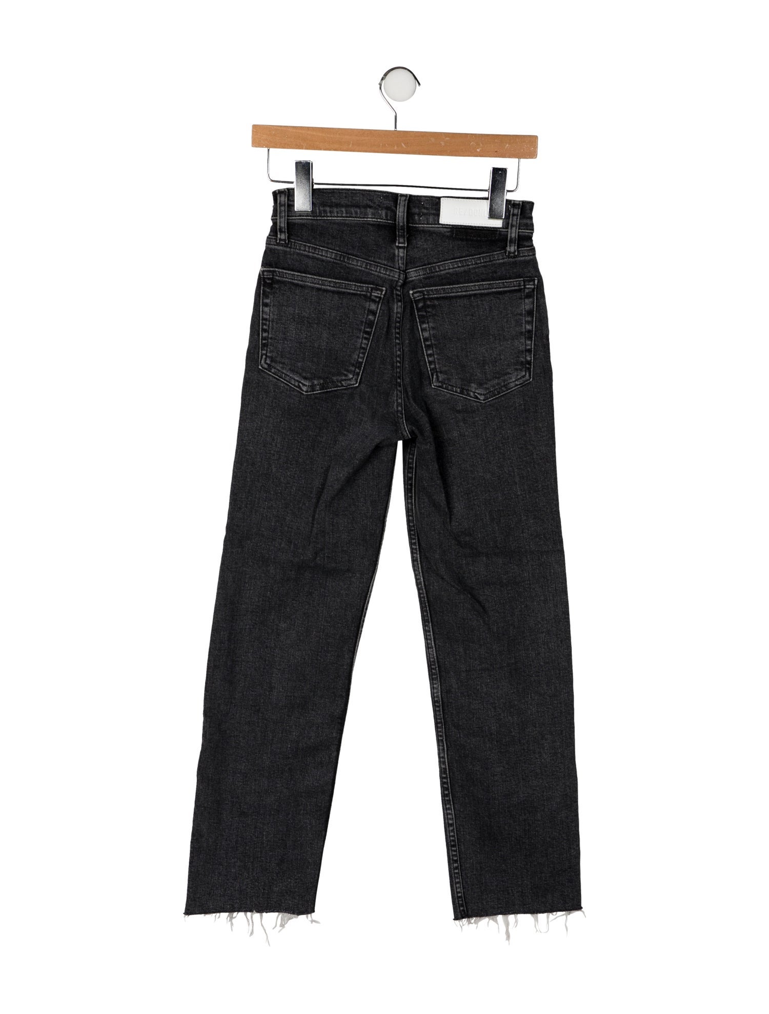 RE/DONE High-Rise Straight Leg Jeans