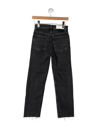 RE/DONE High-Rise Straight Leg Jeans