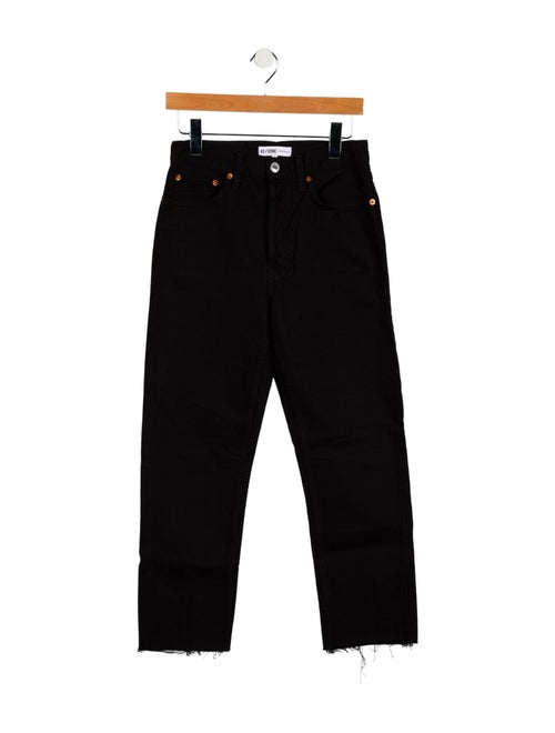 RE/DONE High-Rise Straight Leg Jeans