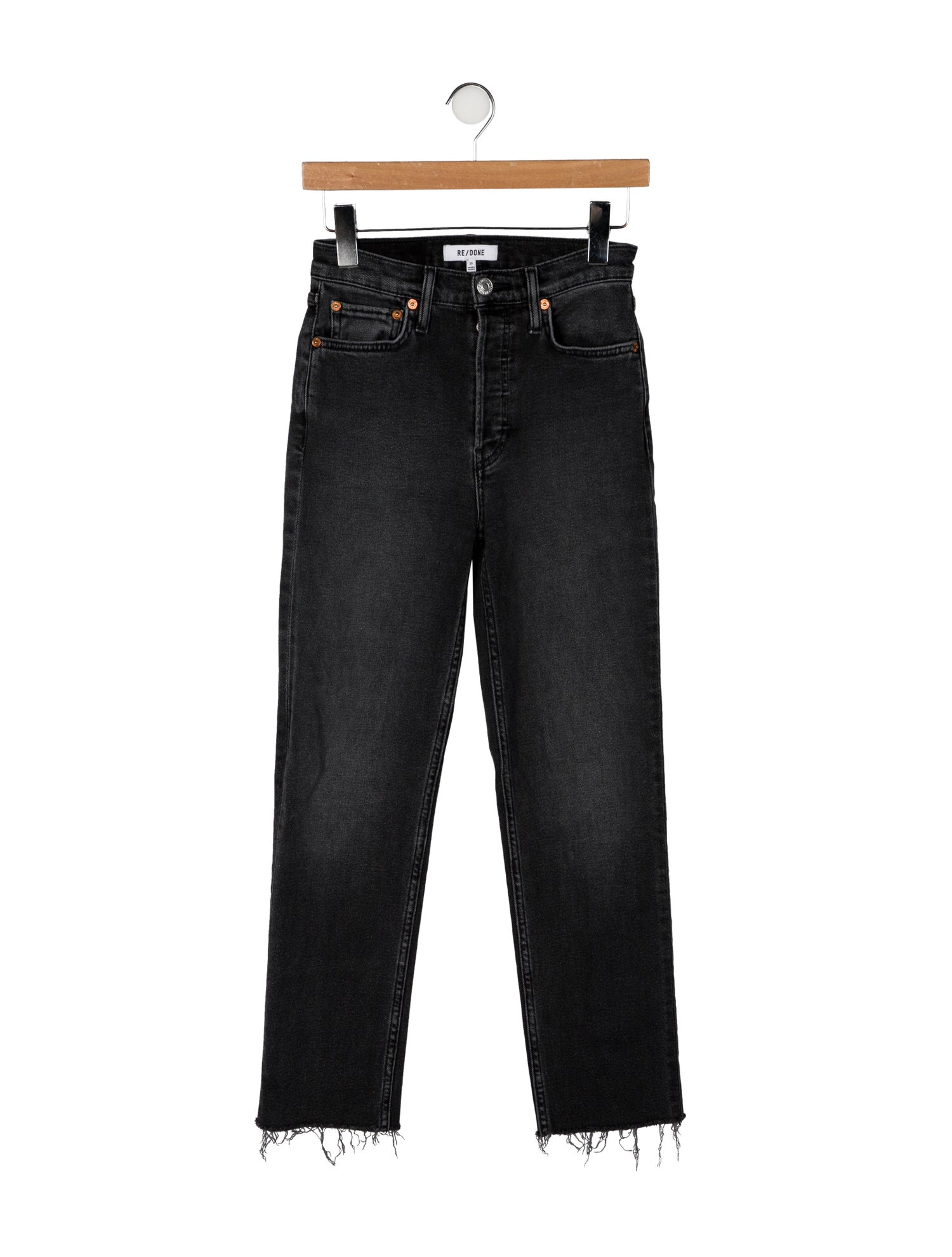 RE/DONE Mid-Rise Straight Leg Jeans