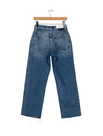 RE/DONE Mid-Rise Wide Leg Jeans