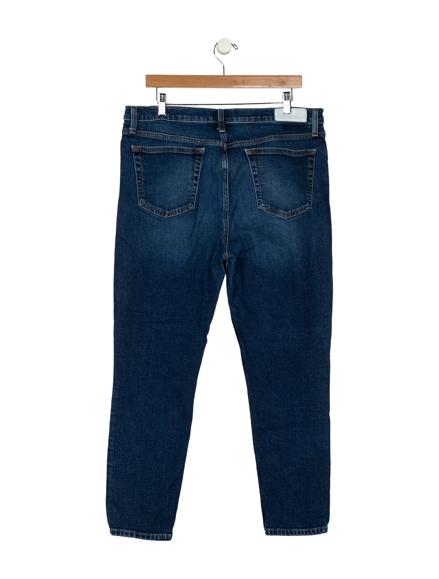 RE/DONE High-Rise Straight Leg Jeans