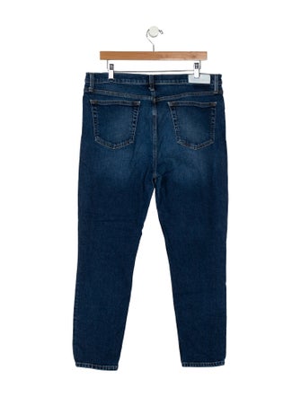 RE/DONE High-Rise Straight Leg Jeans