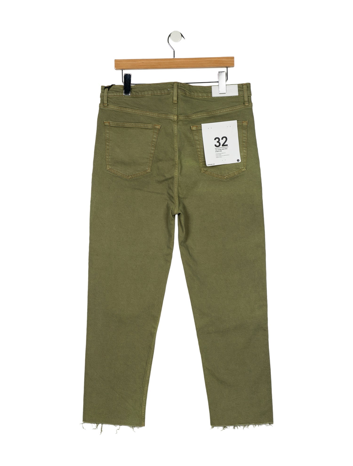 RE/DONE High-Rise Straight Leg Jeans w/ Tags