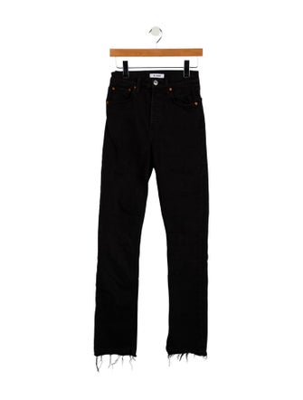 RE/DONE Mid-Rise Straight Leg Jeans