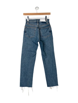 RE/DONE Mid-Rise Straight Leg Jeans