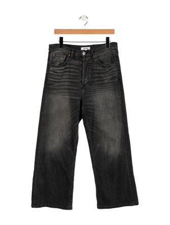 RE/DONE High-Rise Wide Leg Jeans