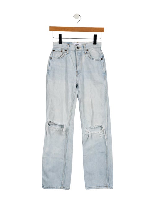 RE/DONE Mid-Rise Straight Leg Jeans