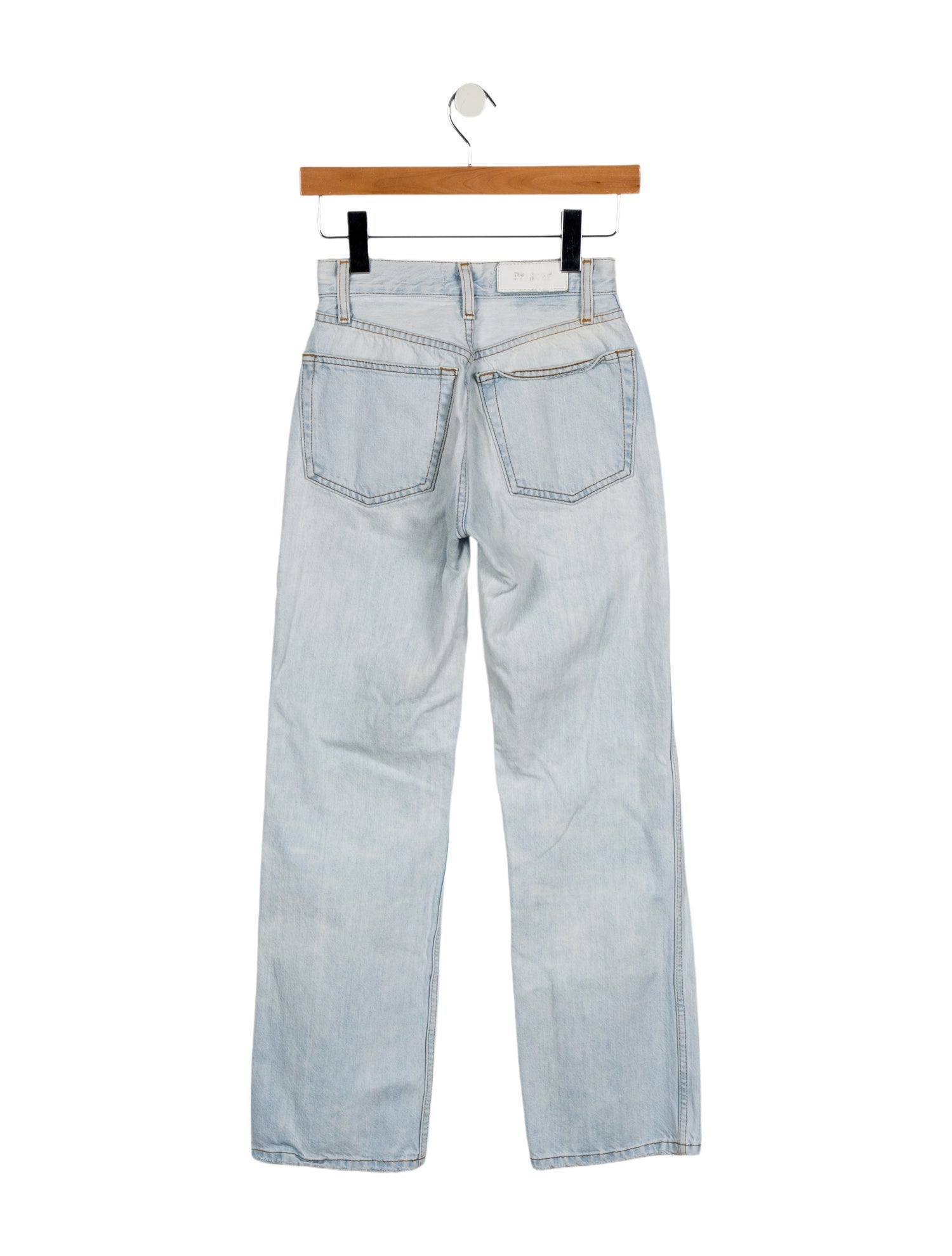 RE/DONE Mid-Rise Straight Leg Jeans
