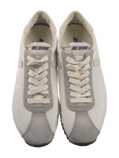 RE/DONE Suede Colorblock Pattern Sneakers