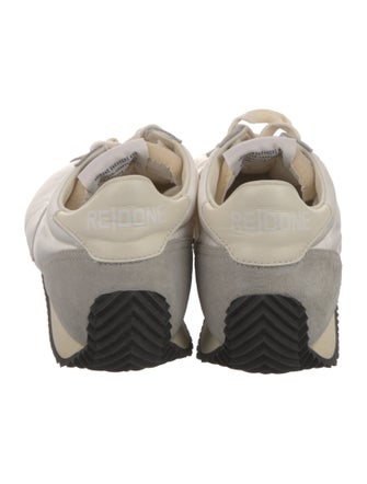 RE/DONE Suede Colorblock Pattern Sneakers