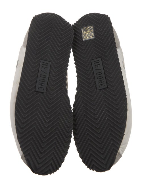 RE/DONE Suede Colorblock Pattern Sneakers