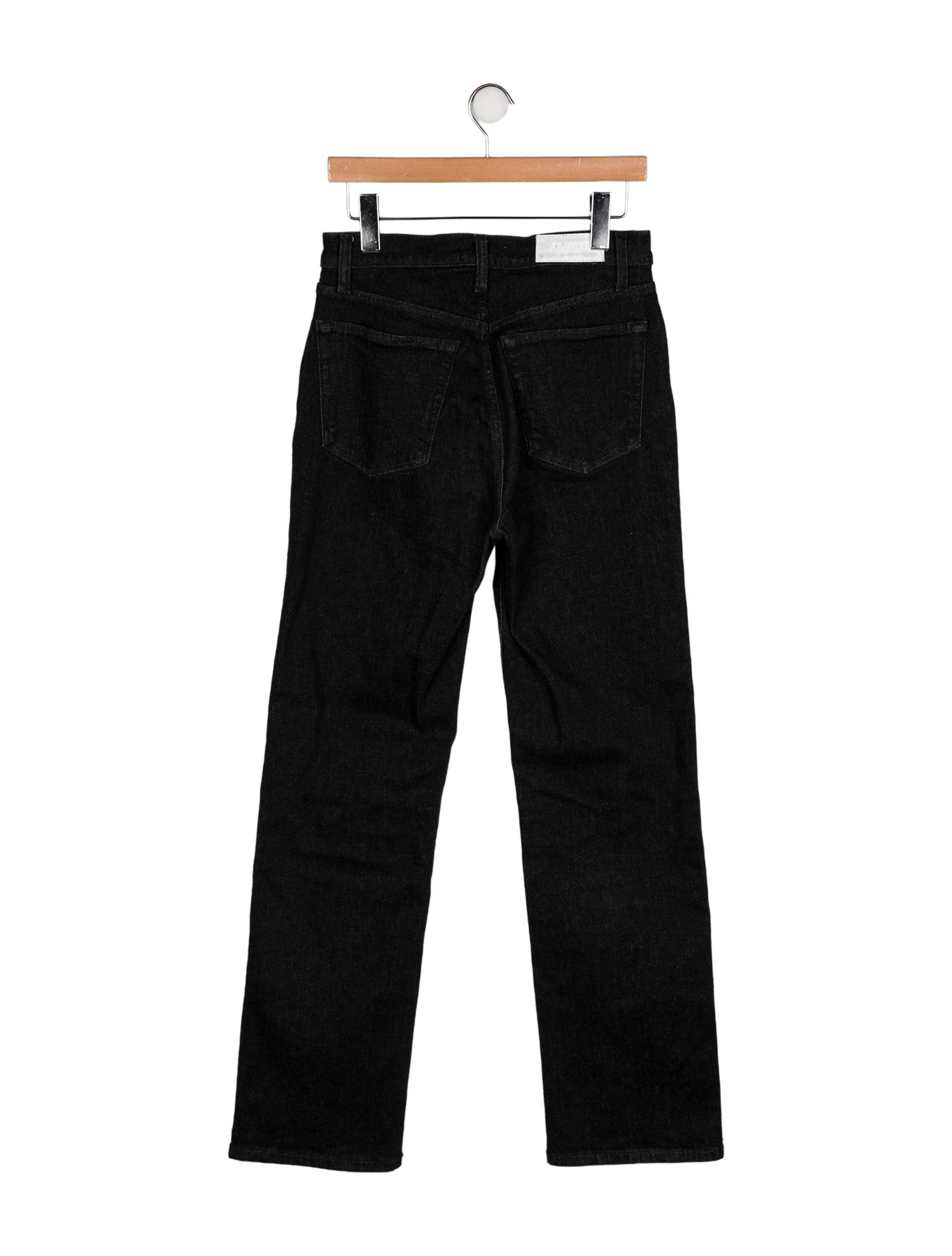 RE/DONE High-Rise Straight Leg Jeans