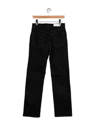 RE/DONE High-Rise Straight Leg Jeans