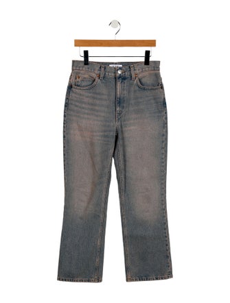 RE/DONE High-Rise Wide Leg Jeans