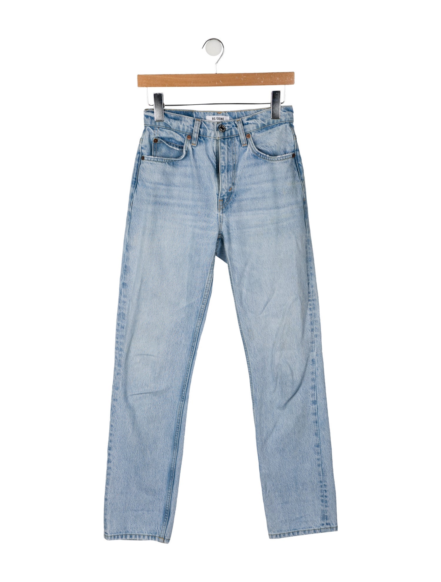 RE/DONE Mid-Rise Straight Leg Jeans
