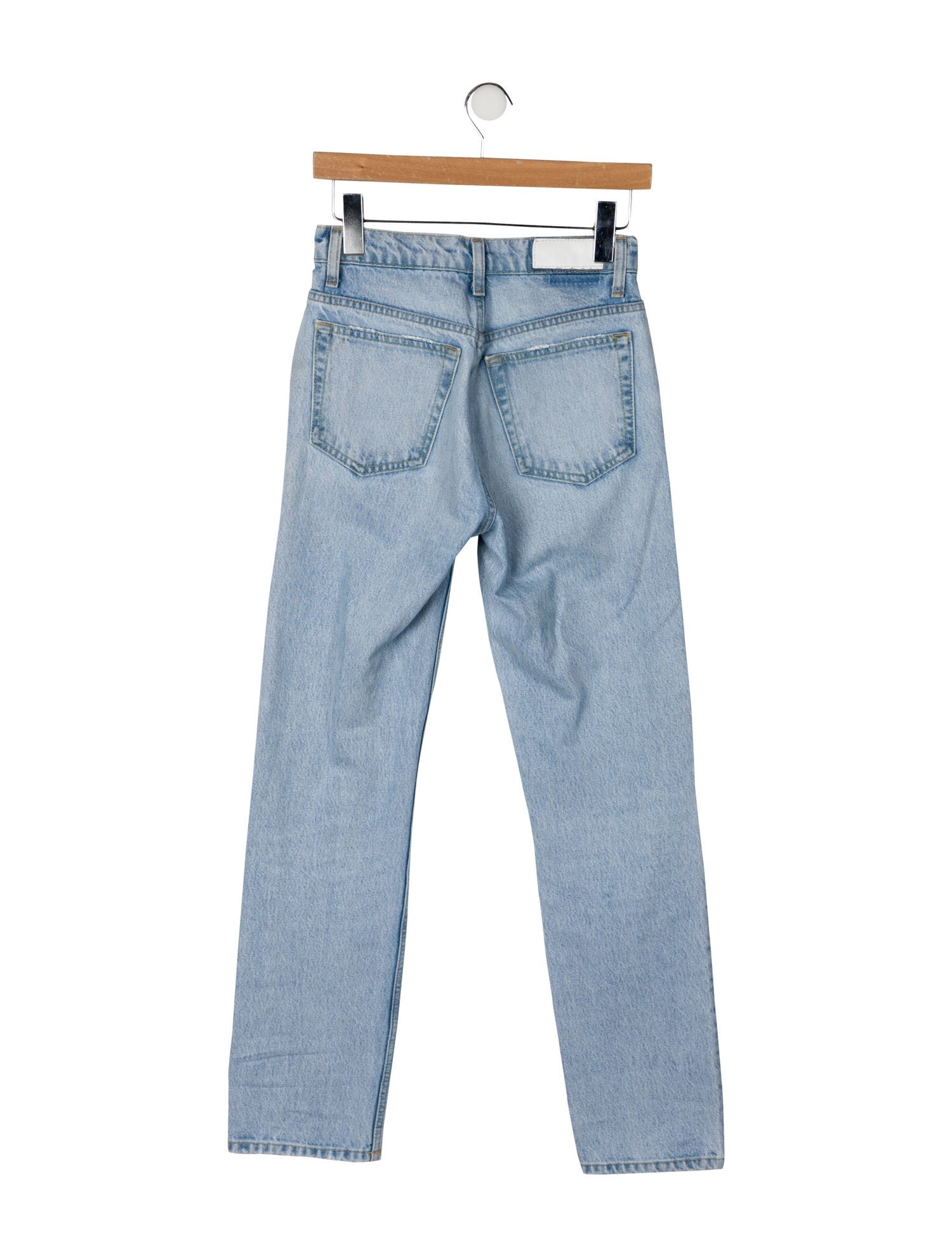 RE/DONE Mid-Rise Straight Leg Jeans