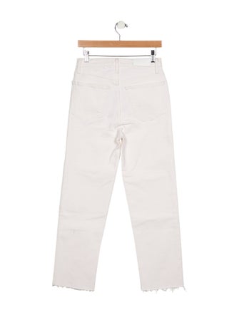 RE/DONE High-Rise Straight Leg Jeans