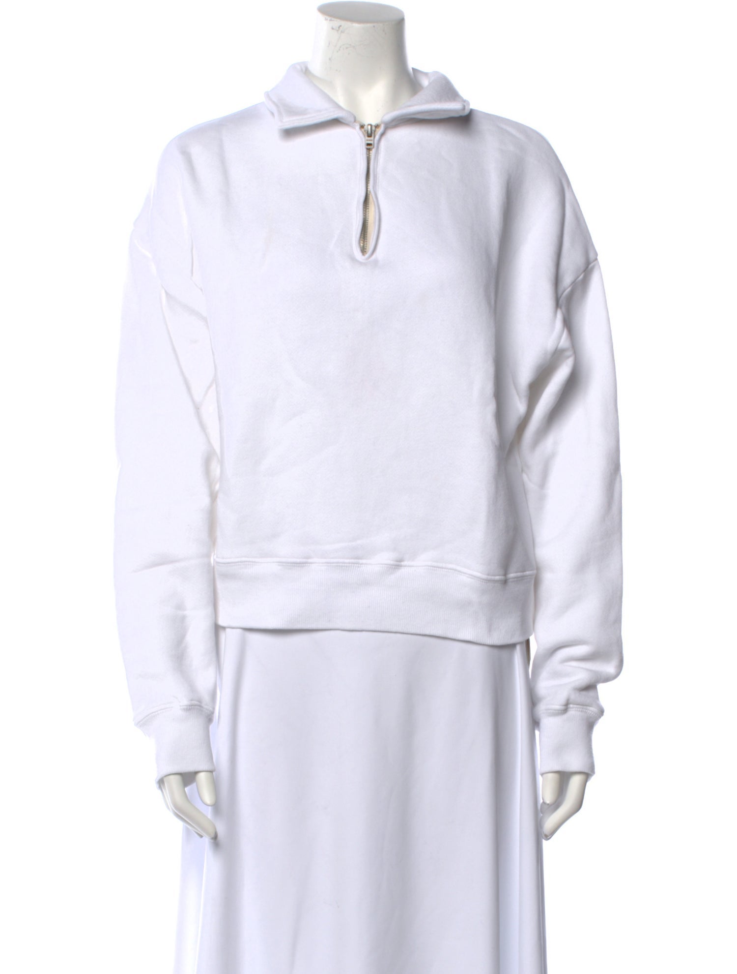 RE/DONE V-Neck Long Sleeve Sweatshirt