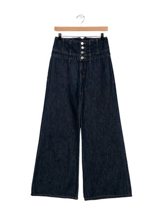 RE/DONE High-Rise Wide Leg Jeans