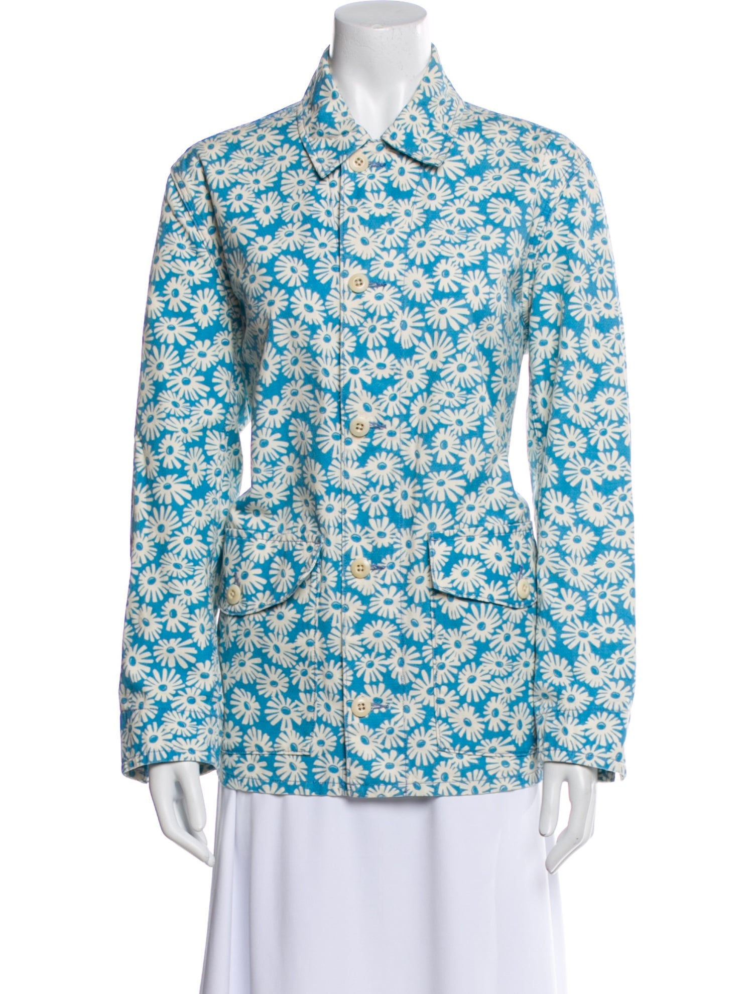 RE/DONE Floral Print Evening Jacket