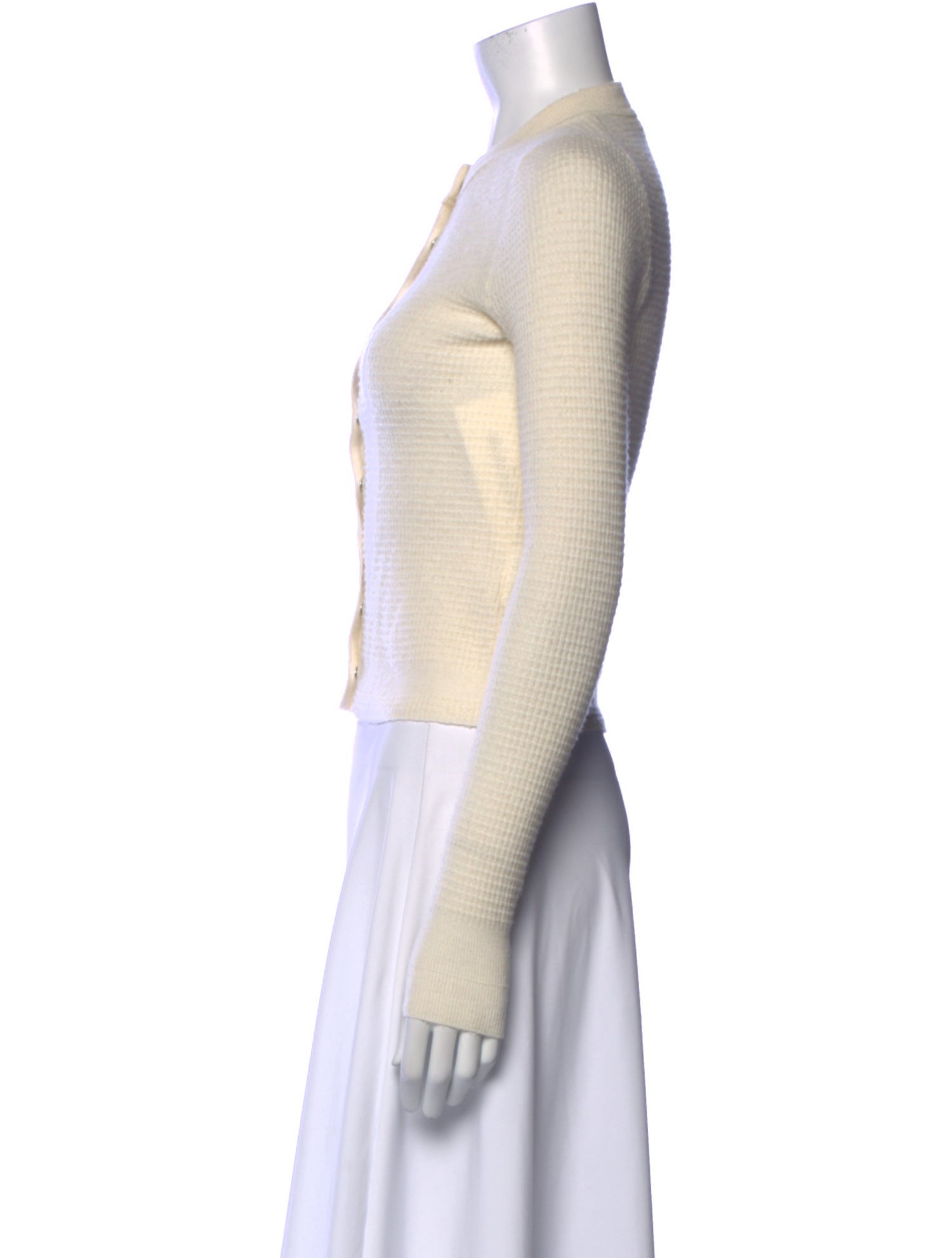 RE/DONE Wool Mock Neck Crop Top