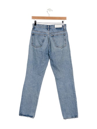RE/DONE Mid-Rise Straight Leg Jeans