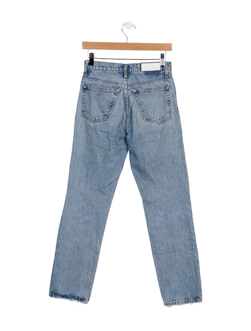 RE/DONE Mid-Rise Straight Leg Jeans