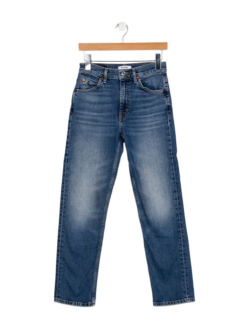 RE/DONE Mid-Rise Straight Leg Jeans