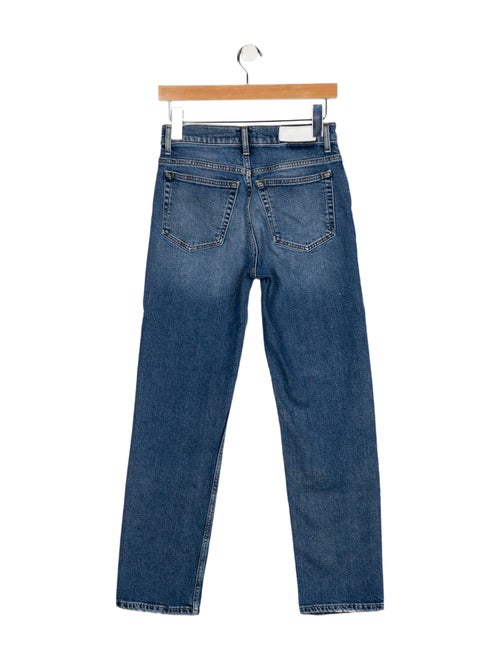 RE/DONE Mid-Rise Straight Leg Jeans