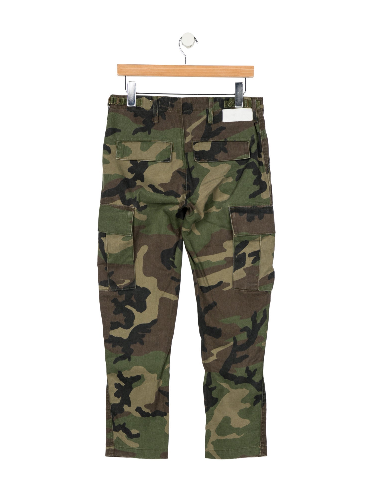 RE/DONE Camouflage Print Straight Leg Pants