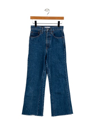 RE/DONE Mid-Rise Wide Leg Jeans